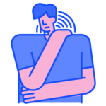 Douleur à l'épaule évoquant le lien entre corps et émotion