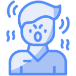 silhouette représentant la lutte contre la peur et les addictions